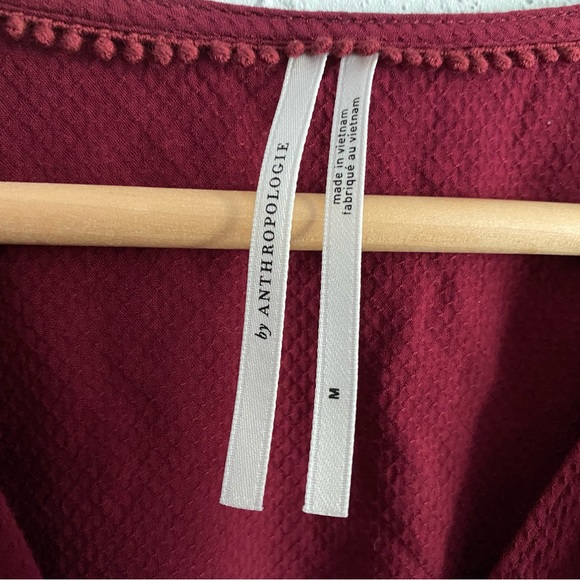 Anthropology Wine Red Dress - Picture 3 of 3